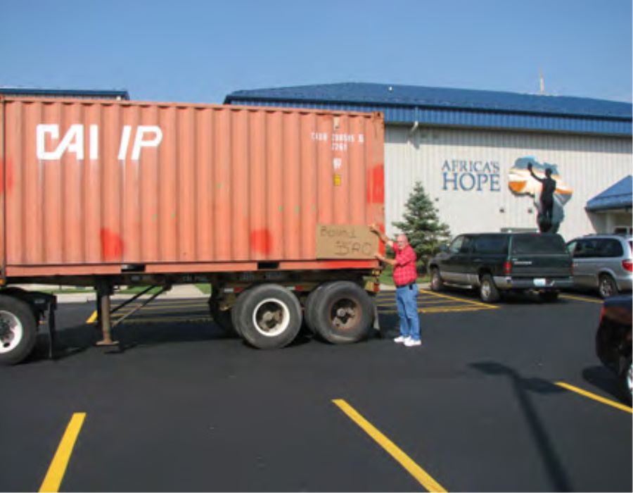 Africa's Hope: Thank You For The Shipping Containers