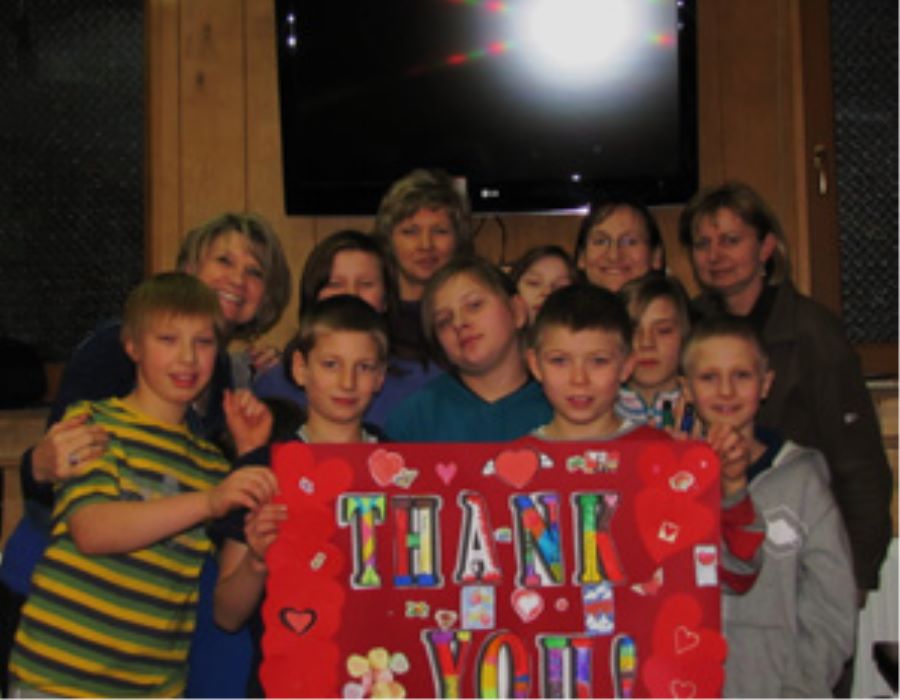 Poland: Thank You From Dennis and Diane Holcomb