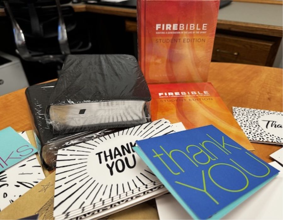 American Youth Say, "Thank You," for Student FireBibles