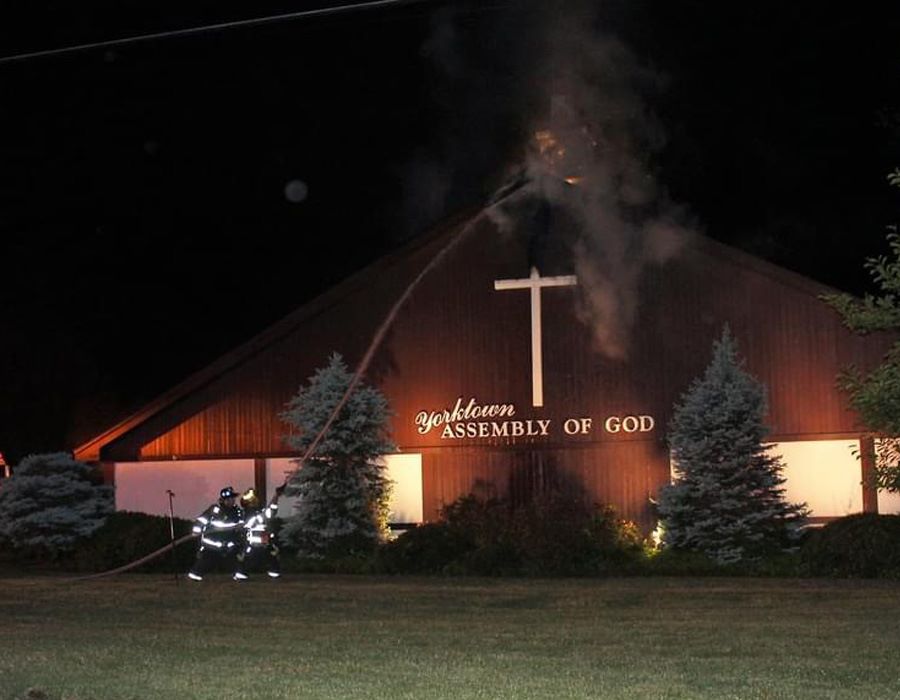 Bear's Bark Helps Save Burning Church