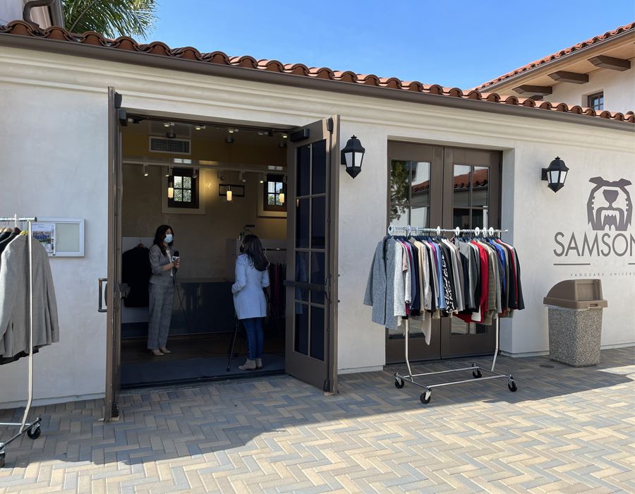 Samson’s Career Pop-Up Closet