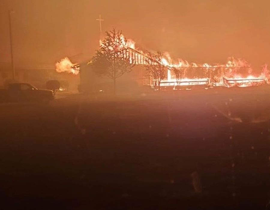 AG Church Destroyed in Oregon Wildfire