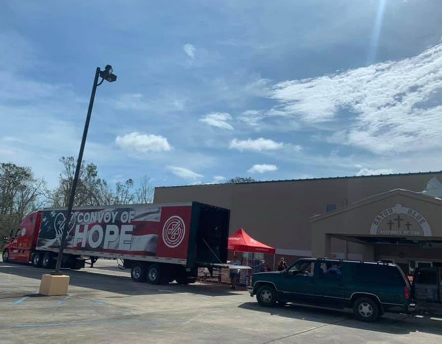 Convoy, Districts Respond to Hurricane Ida