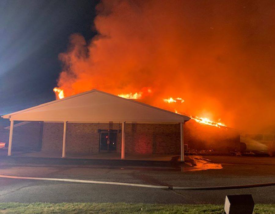 Resilient Congregation Reflects Pastor Following Church Fire