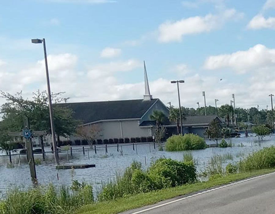 Hurricane Idalia Damages Two AG Churches, Convoy on Site