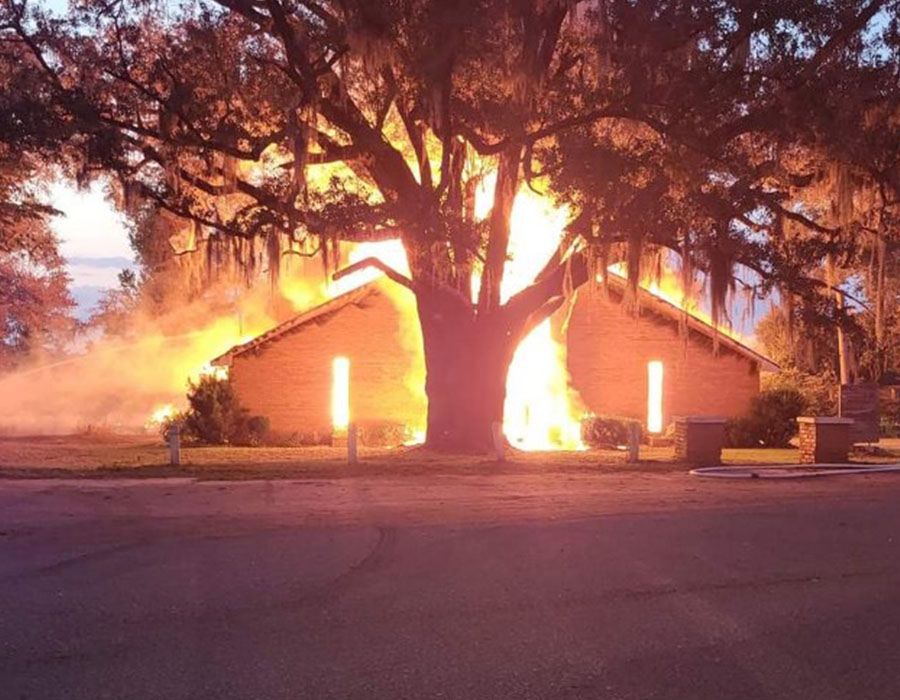 Florida Church Loses Youth Building in Suspected Arson