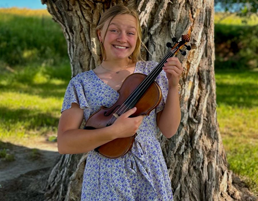 Young Violinist Raises $6,700 for Speed the Light Project