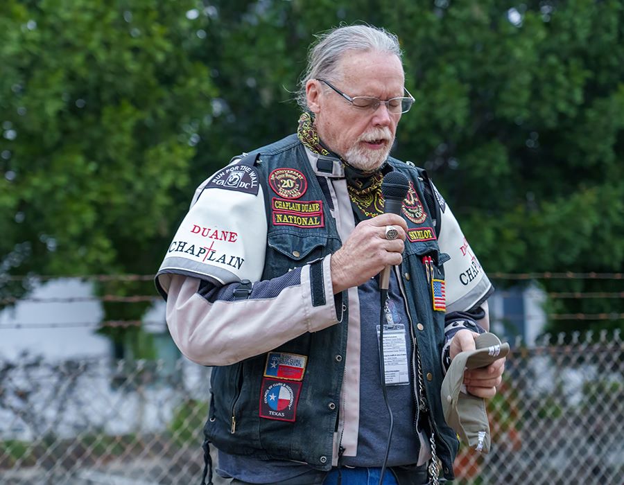 Motorcycle Chaplain Witnesses God's Grace in Hail Storm