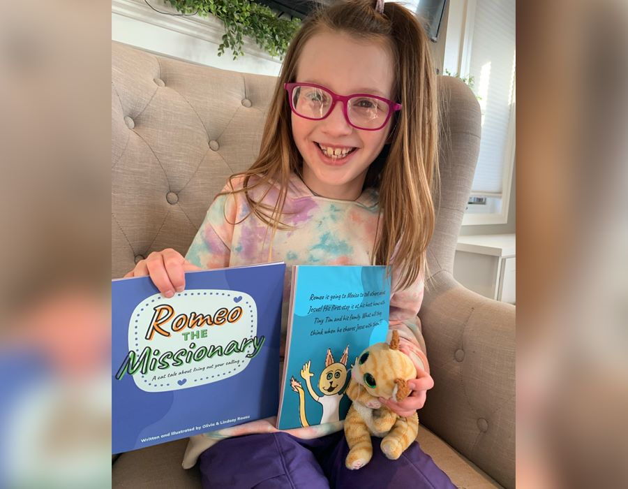 Young Girl Authors, Illustrates Book to Help Friend's Family Raise Missions Budget