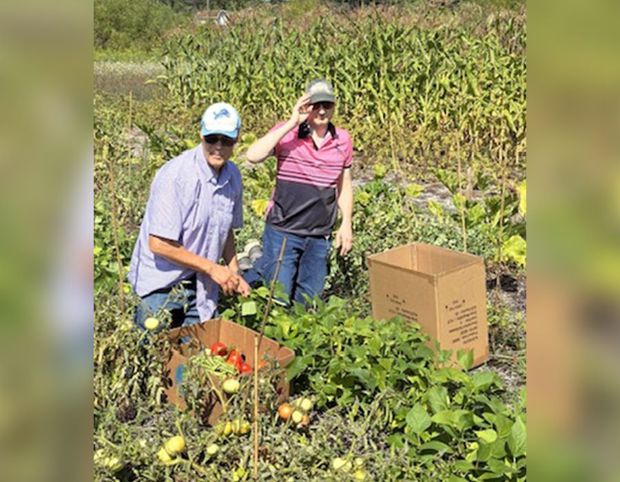 Church Blessed by Topsoil Gift, Blesses Community with Garden Harvest