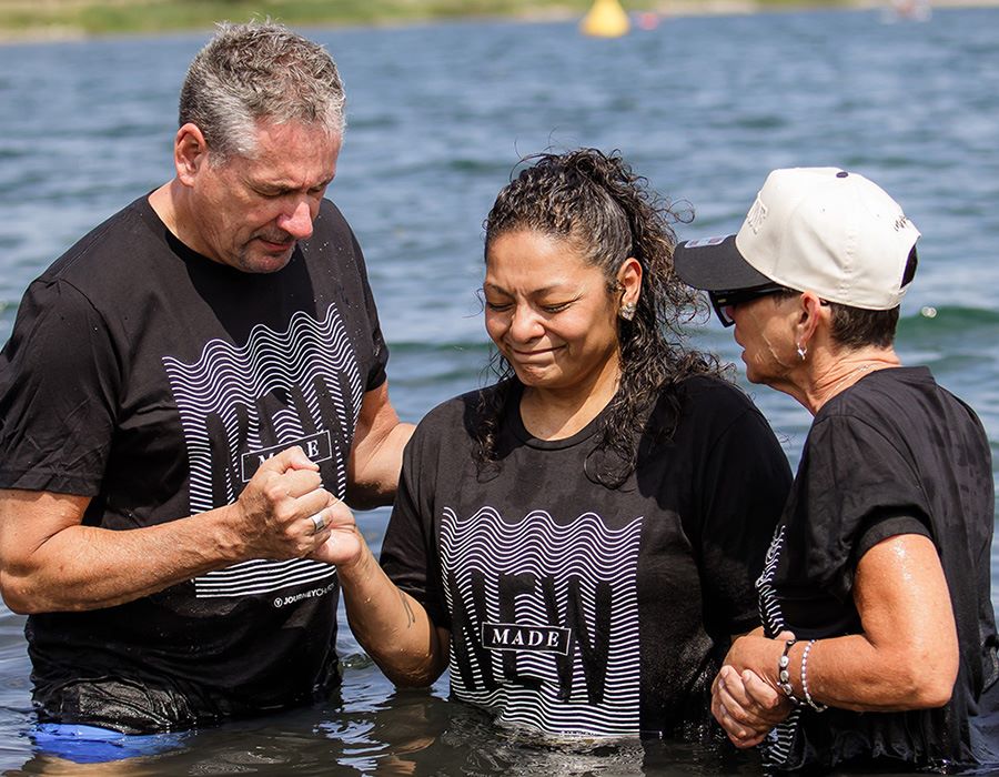 Church Hosts Mass Baptism Service