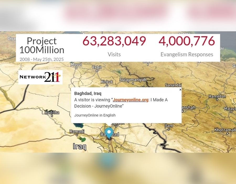 Network211 Celebrates 4 Million Evangelism Responses