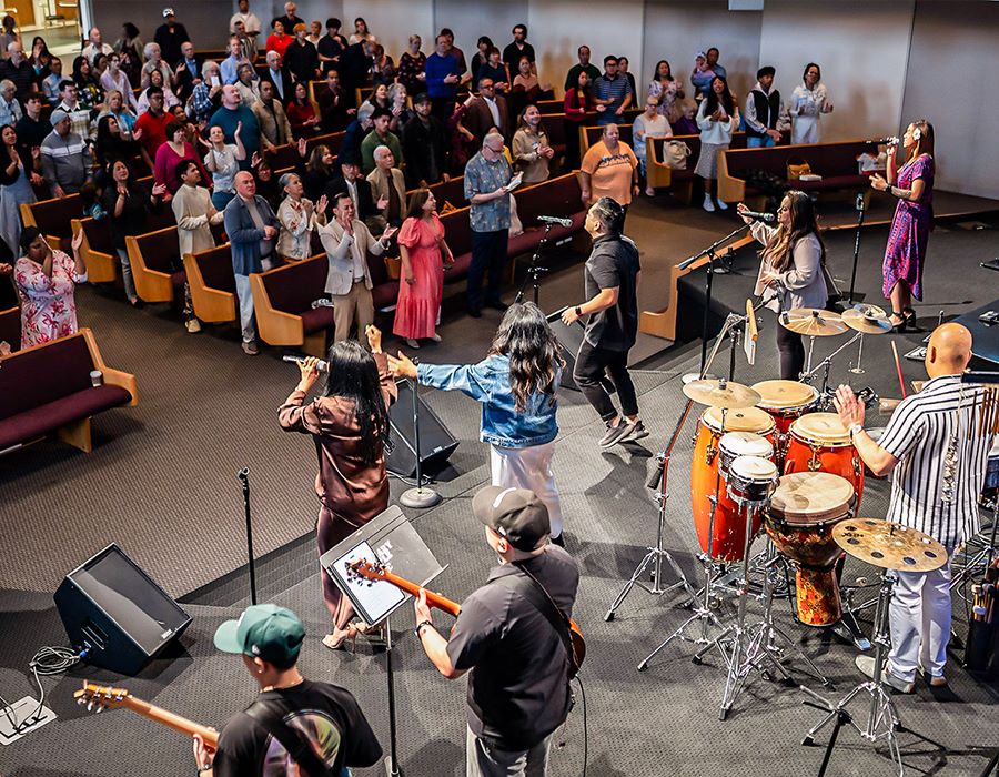 Two Congregations, Two Cultures Combine to Further the Gospel