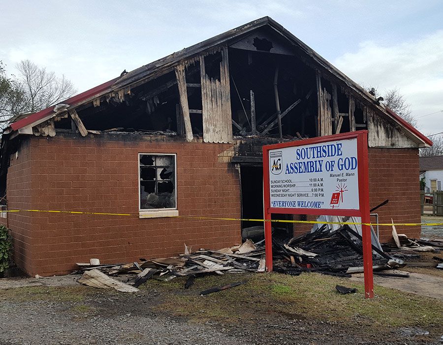 Arson Suspected in Arkansas Church Fire