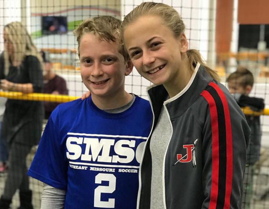 Siblings Do STL Challenge for Missions, for Dad