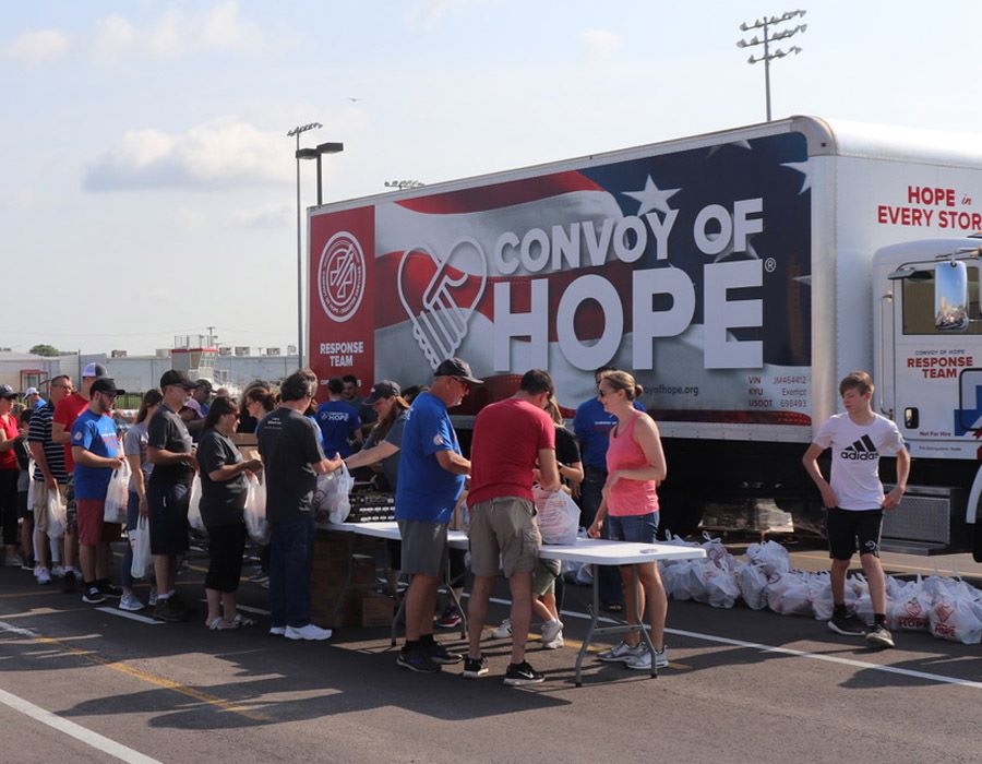 Convoy of Hope Responds to Six Disasters Over Two Weeks