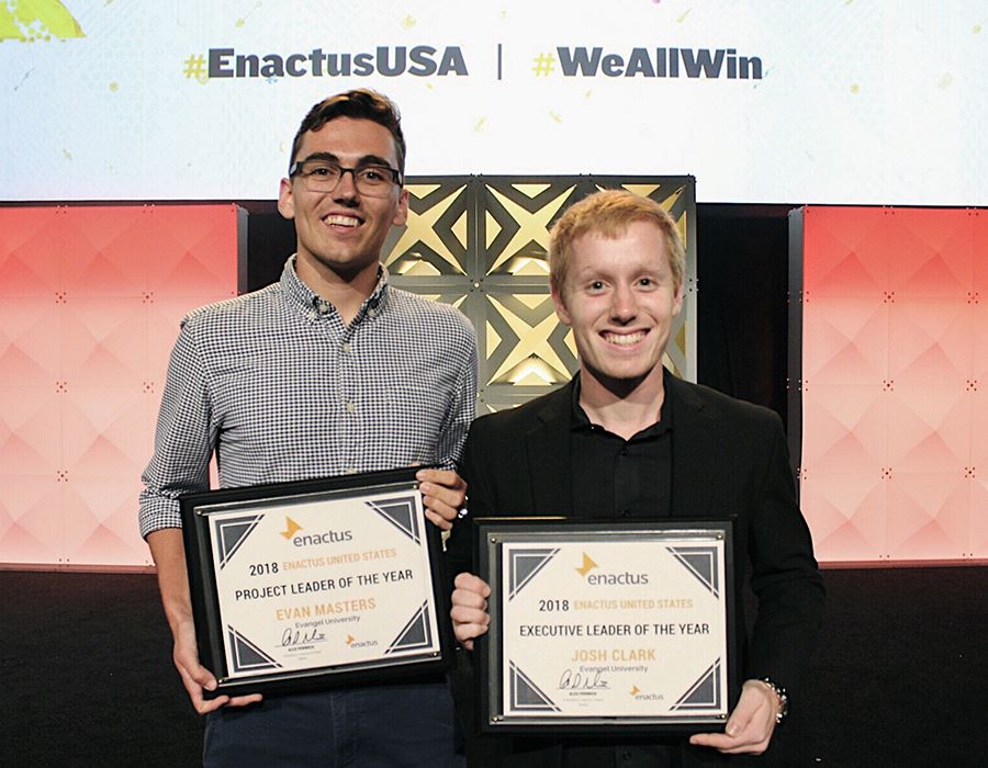 Evangel Students Earn Enactus USA Leader of the Year Awards