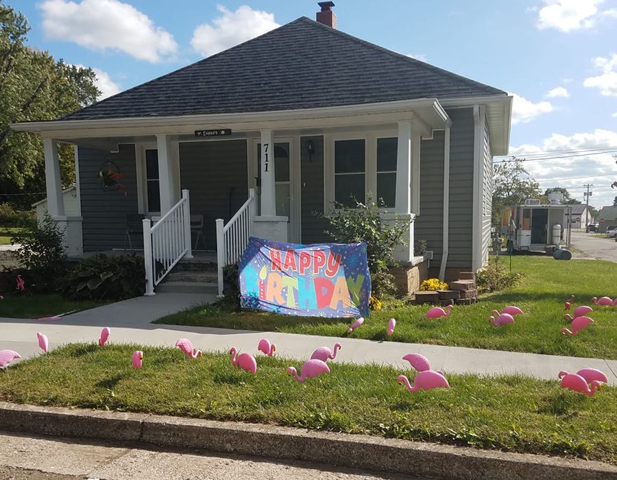 Flock of Flamingos Wins Favor for Church