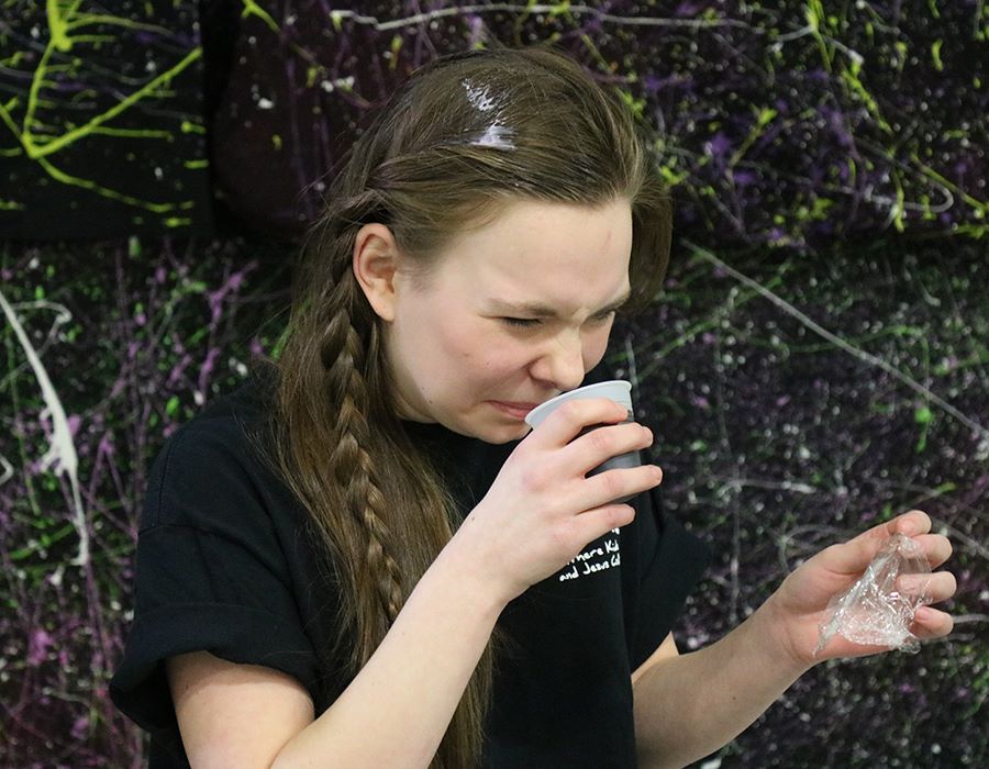 Youth Take on Gross Food Challenge for Speed the Light