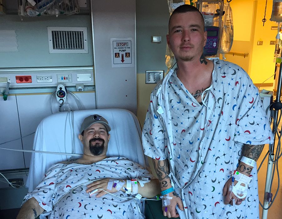 Small Group Gives New Life to Father