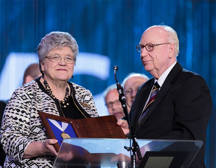 Jewell Woodward Awarded General Superintendent's Medal of Honor
