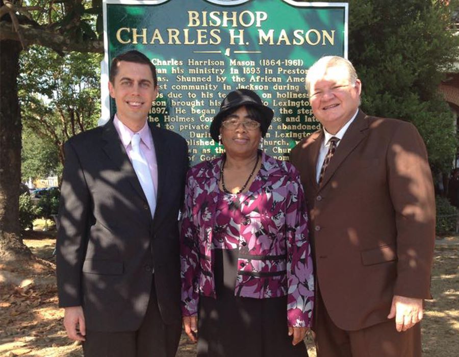 AG Educator Helps Dedicate COGIC Historical Marker