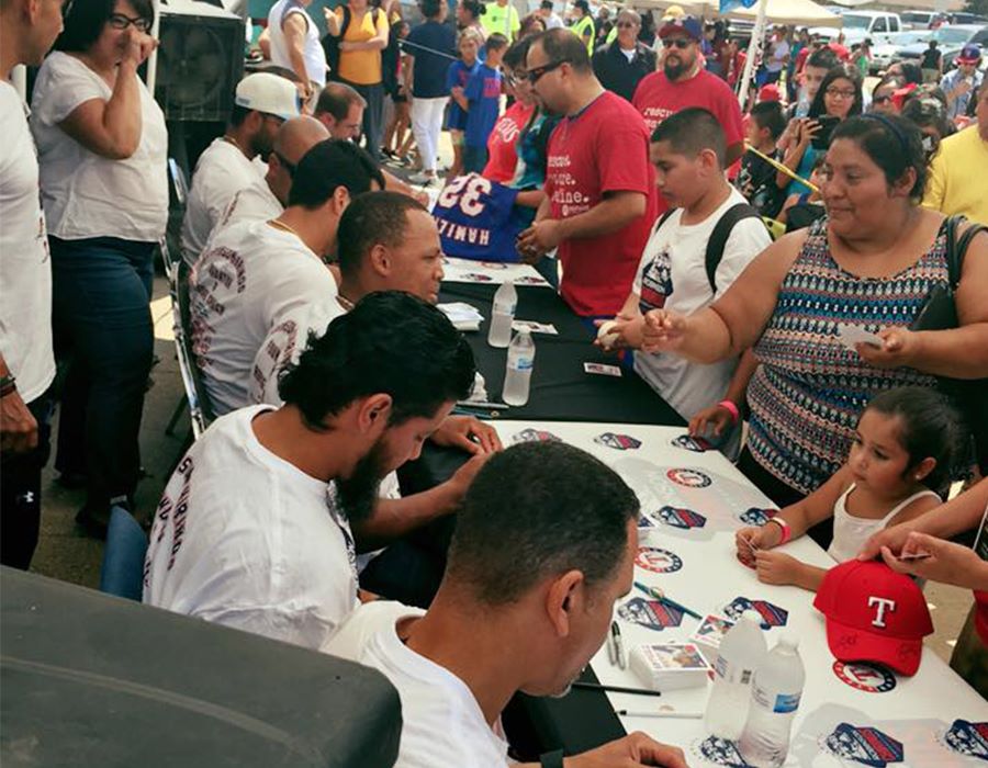 Church Partners with Texas Rangers Catcher to Help Kids