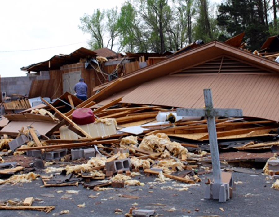 AG Church Destroyed by Apparent Tornado