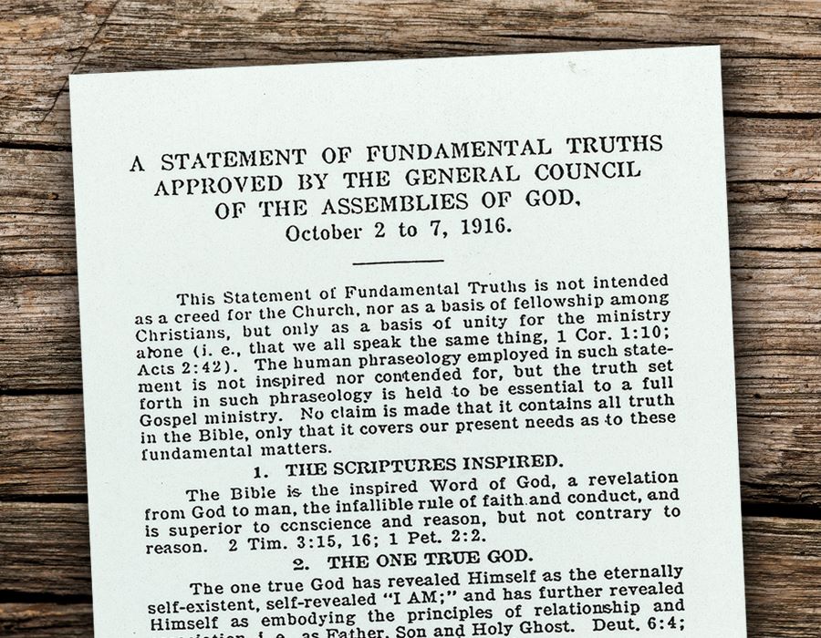 Statement of Fundamental Truths Centennial