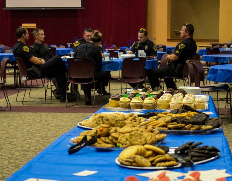 Law Enforcement Appreciation Meal Draws Hundreds