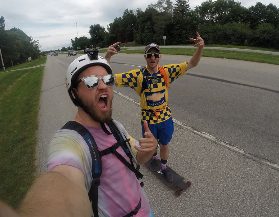 Skateboarding Across Indiana for Speed the Light