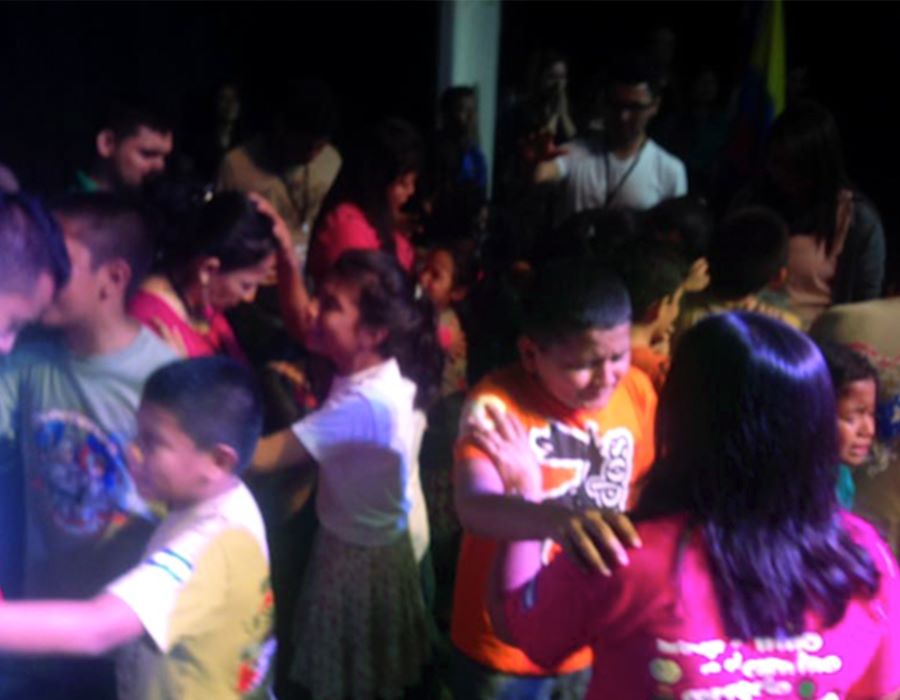 Holy Spirit Baptizing Children in Latin America