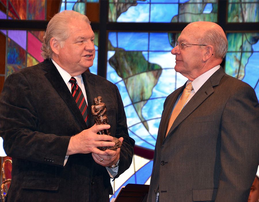 Veterans Center Named for Admiral Vern Clark Dedicated at Evangel University