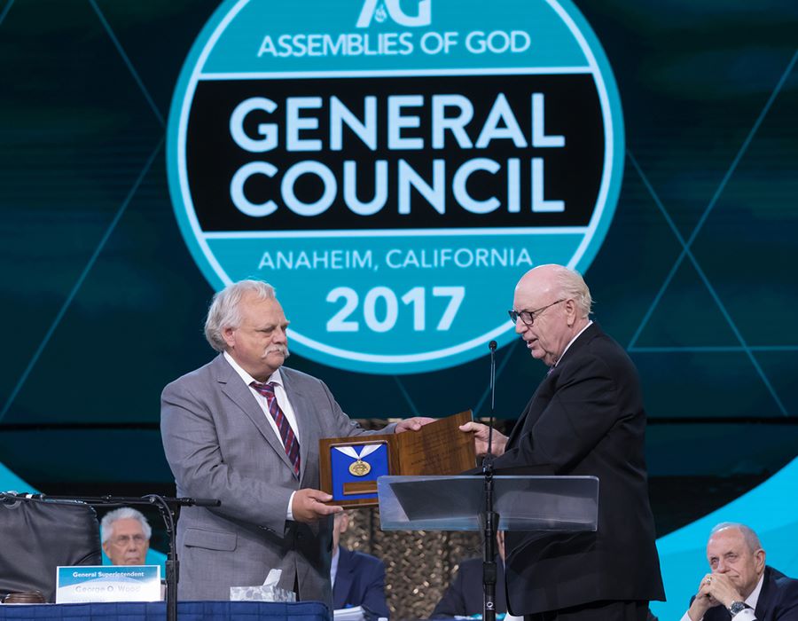 Four Honored with the General Superintendent's Medal of Honor