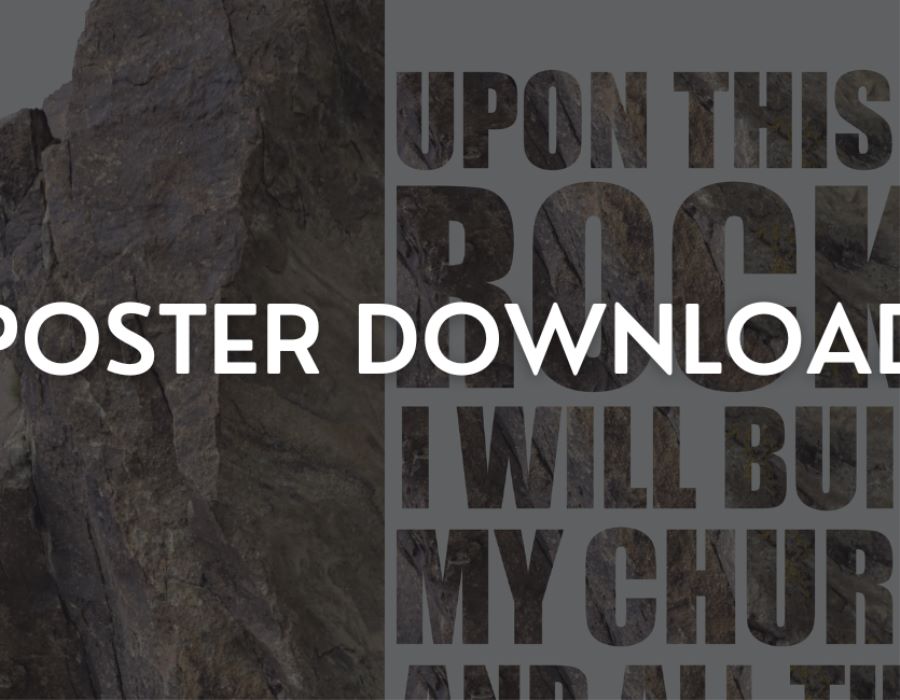 Matthew 16:18 Poster