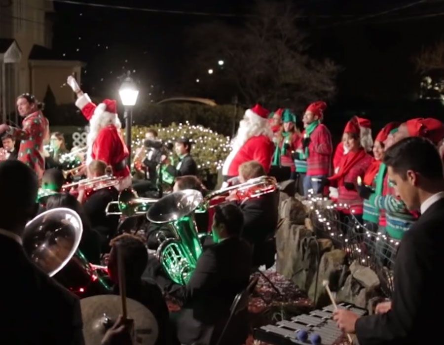 Epic Christmas Caroling (Video)