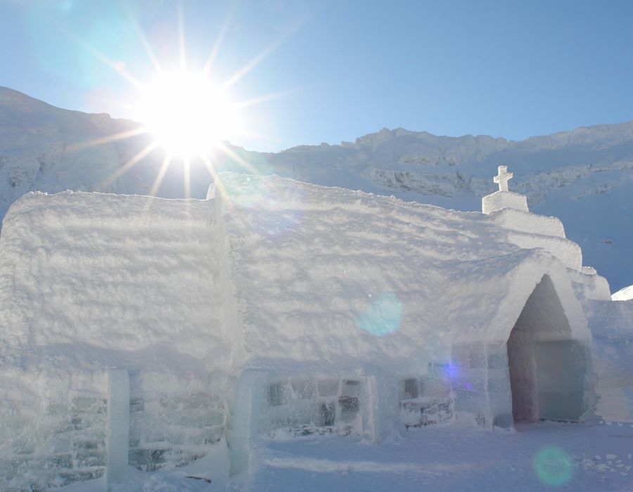 Mountaintop Ice Church Is Open to All
